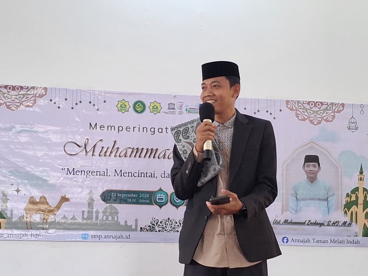 Semarak Maulid Nabi Muhammad SAW, SMP Annajah Tamprim Bersama KB-TK Islam Annajah